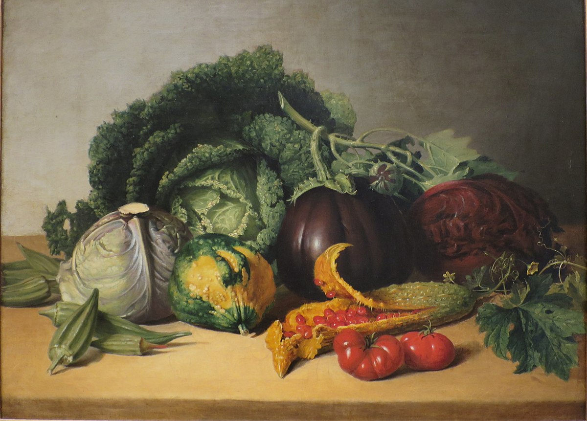 Still Life - Balsam Apples and Vegetables - Wikipedia
