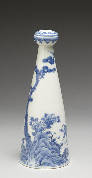 File:Japanese - Sake Bottle ("Tokkuri") with Boys Chasing Butterflies - Walters 49952 - View B.jpg