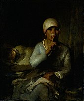 Jean François Millet - Woman and Child (Silence) - 1968.94 - Art Institute of Chicago.jpg