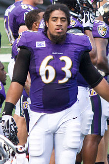 Joe Unga Ravens Stadium Practice 2013.jpg