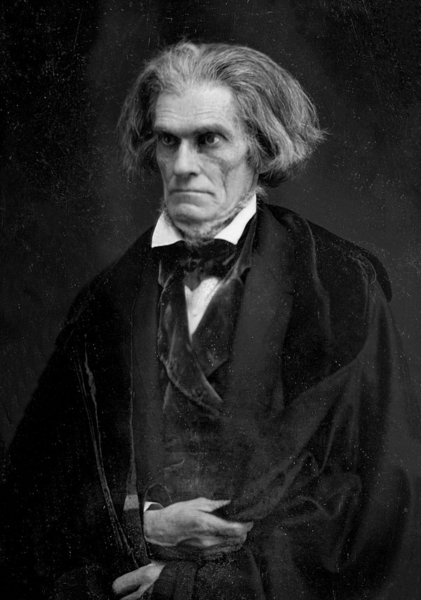 President of the Senate John C. Calhoun