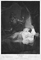 Yatak Odasi: Desdemona yatakta uykuda (1803) Gravür:John ve Josiah Boydell