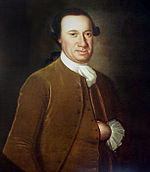 Marylander John Hanson (1721-1783) was the first person to serve a full term as President of the Continental Congress under the Articles of Confederation. John Hanson Portrait 1770.jpg