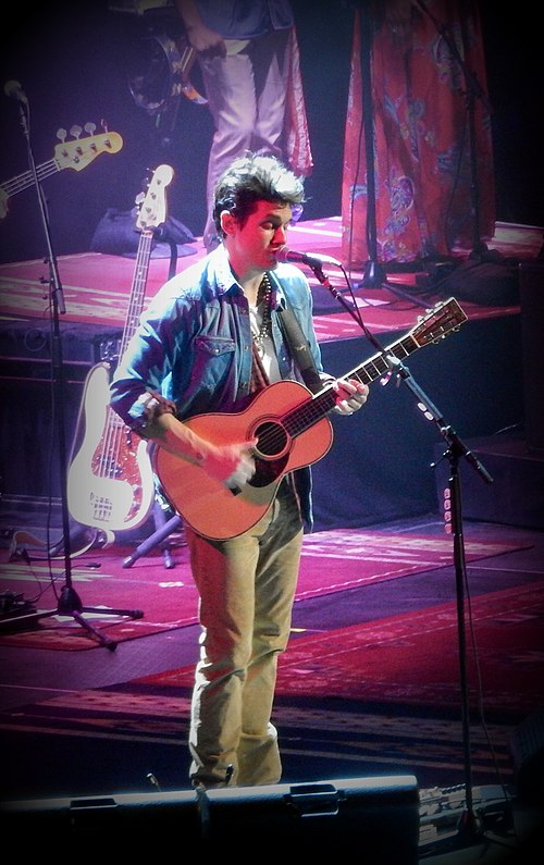 Mayer performing at the Barclays Center in Brooklyn, New York, on December 17, 2013