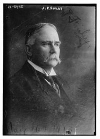 Portrait of John Park Finley in 1913