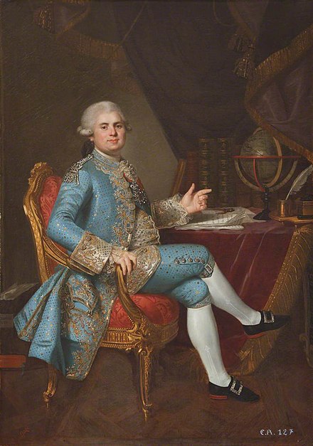 Louis-Stanislas-Xavier, comte de Provence by Joseph Boze
