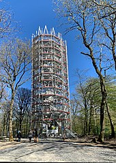 Neuer Hardtbergturm im Bau