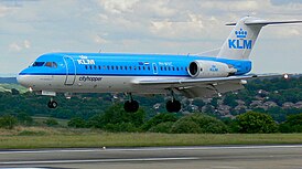 Fokker 70 авиакомпании KLM Cityhopper