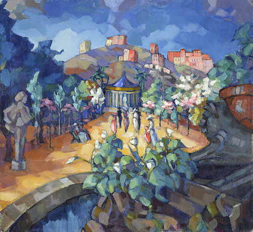 Konrad Mäe "Itaalia maastik. Rooma" (1922–23)