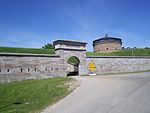 Karlsborgs Fästning: Om fästningen, Bilder från slutvärnet, Fästningsbyggnader