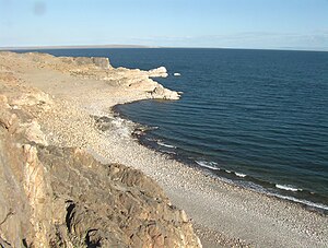 Khyargas-Nuur lake, Uvs aimag, Mongolia.JPG