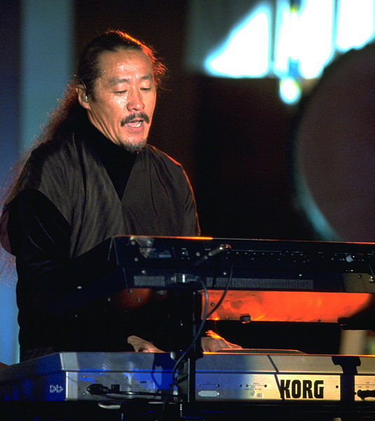 Kitaro playing live in the early 1990s