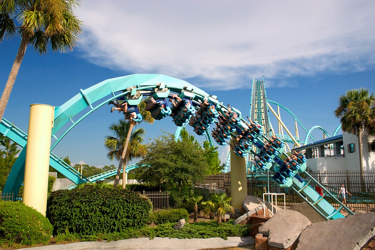 Virtual SeaWorld Orlando Roller Coasters