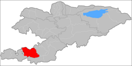 Districtul Kadamžaj - Localizare