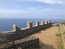 Remains of Château de Cefalù wall.