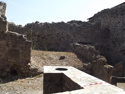 La popina del lupanar de Pompeia