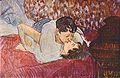 Le Baiser ("Il bacio", 1892) di Henri de Toulouse-Lautrec