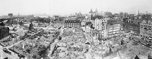 Another panoramic view, looking towards the River Mersey