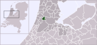 Ligking vaan Haarlemmerliede en Spaarnwoude in Noord-Holland
