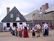 Aujourd'hui restaurée, Louisbourg est un centre touristique important où l'on fait revivre la culture et le mode de vie de ses premiers habitants francophones.