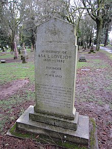 Lovejoy, Asa L. at Lone Fir Cemetery.JPG