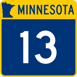 <span class="mw-page-title-main">Minnesota State Highway 13</span> State highway in Minnesota, United States