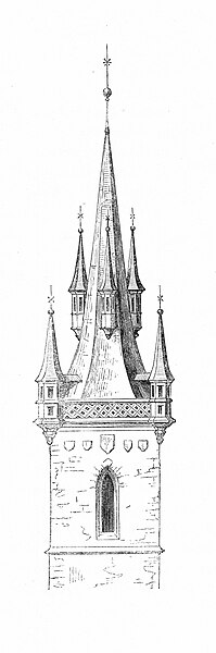 File:MZK 001 Nr 10 Charakteristik der Baudenkmale Böhmens - Fig. 42 Teynkirche Turm.jpg