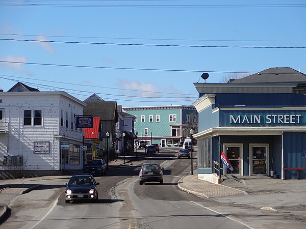 Maine Street in Machias