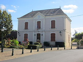 Das Rathaus in Dun-le-Poëlier