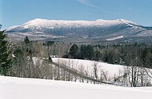 Vue du mont Mansfield depuis Underhill