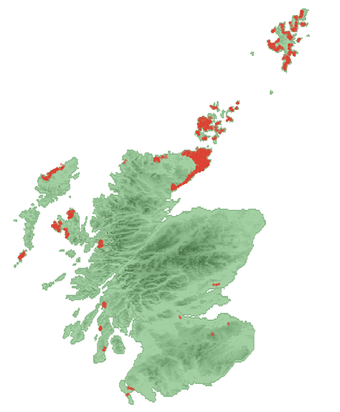Overview of the distribution of brochs.