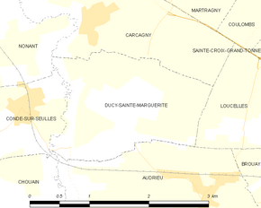 Poziția localității Ducy-Sainte-Marguerite