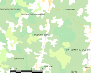 Poziția localității Saint-Jean-d'Ataux