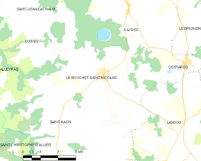 Poziția localității Le Bouchet-Saint-Nicolas