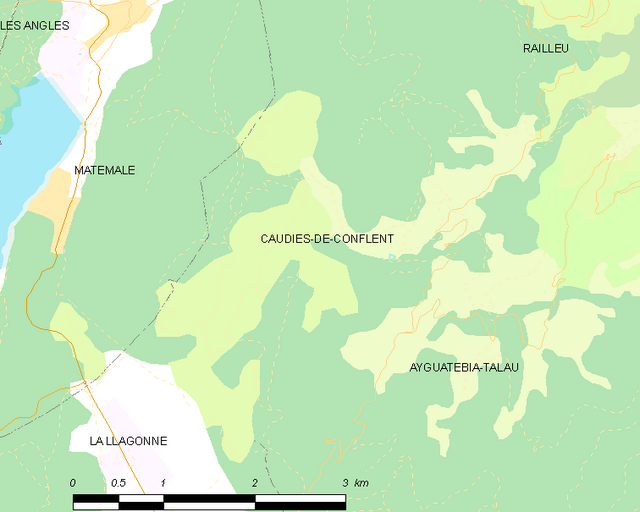 Caudiès-de-Conflent - Localizazion