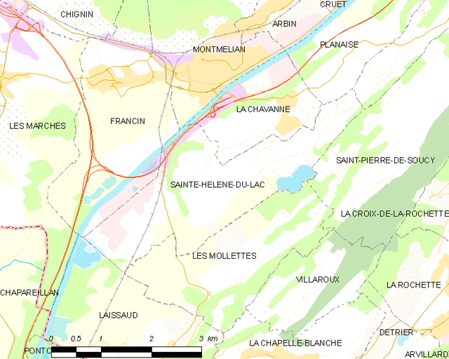Sainte-Hélène-du-Lac - Localizazion