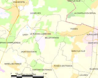 Carte de la commune.