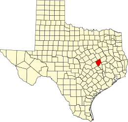 Condado de Robertson - Mapa