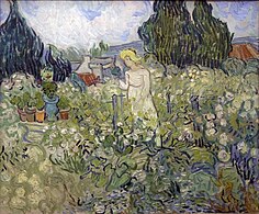 Vincent van Gogh, Markéta Gachetová v zahradě, 1890
