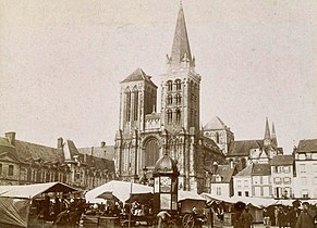 Jour de marché. Photographie historique, 1897.