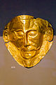 Diese goldene Maske hielt Schliemann für die Maske des Königs Agamemnon.