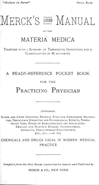 File:Merck Materia Medica 1899 ed facsimile cover page PS2.jpg