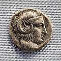 Metapontion - 430-400 BC - silver didrachm - head of Apollon Karneios - barley ear - München SMS