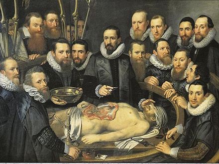 Michiel Jansz van Mierevelt – Anatomy lesson of Dr. Willem van der Meer, 1617