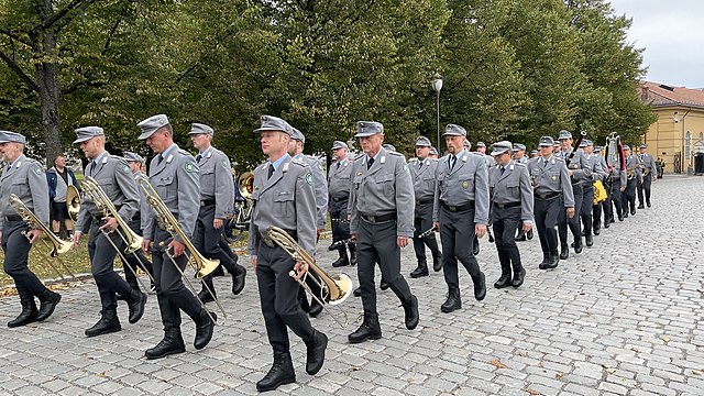 Oslo: Gebirgsmusikkorps der Bundeswehr.