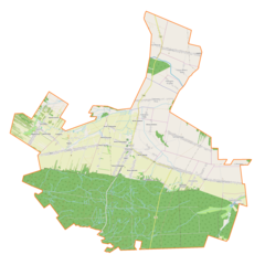 Mapa lokalizacyjna gminy Mirzec
