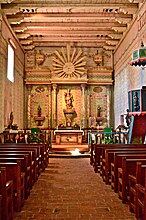 Interior of the church