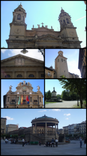 Pamplona Place in Navarre, Spain