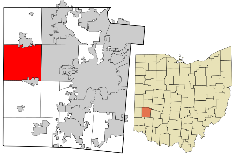 File:Montgomery County Ohio incorporated and unincorporated areas Perry Township highlighted.svg