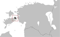 Муху на мапе Эстоніі